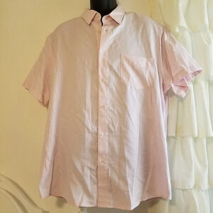 New! Mr. Turk Shirt • Men's Light Pink Short Sleeve • XXL